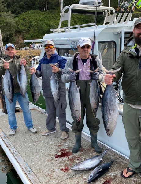 Shared Offshore Albacore Tuna Fishing Winchester Bay Oregon
